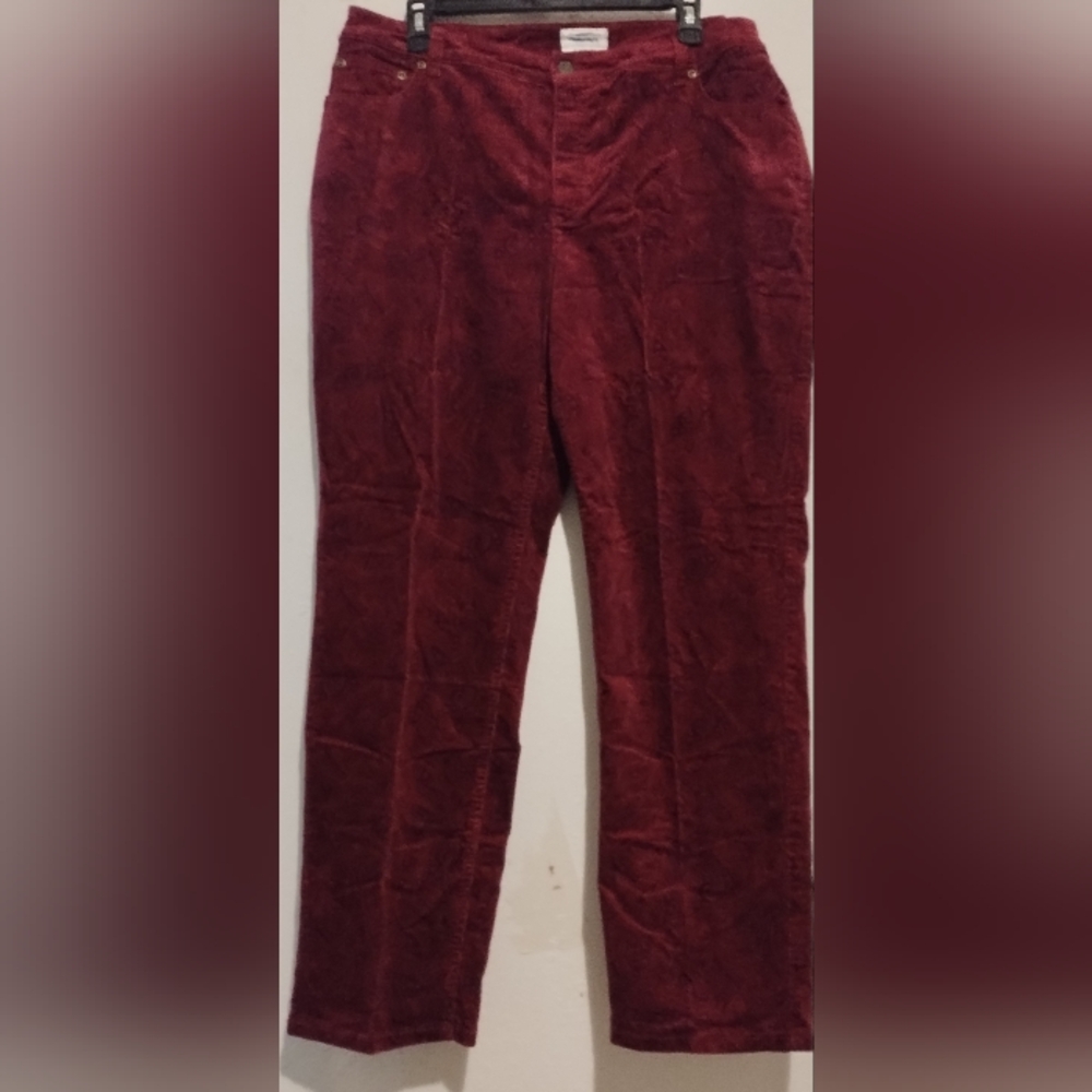 Charter Club wine corduroy pants